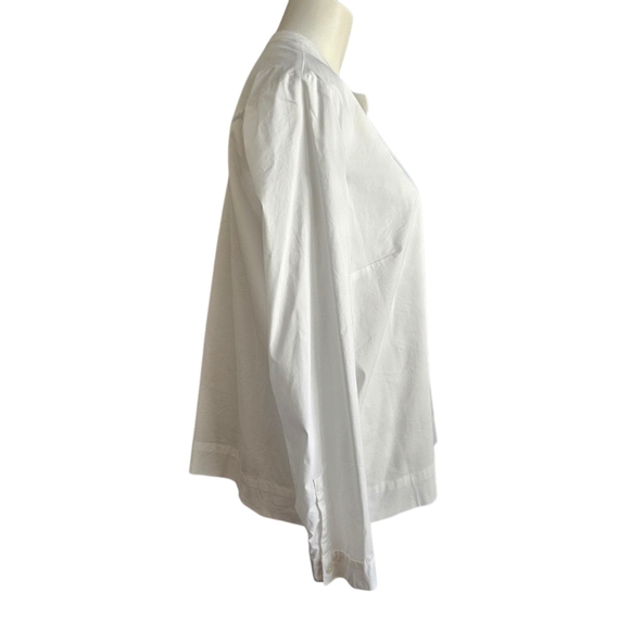 J. Jill Womens Button Down Long Sleeve Size Medium Classic Workwear Summer - Picture 3 of 10
